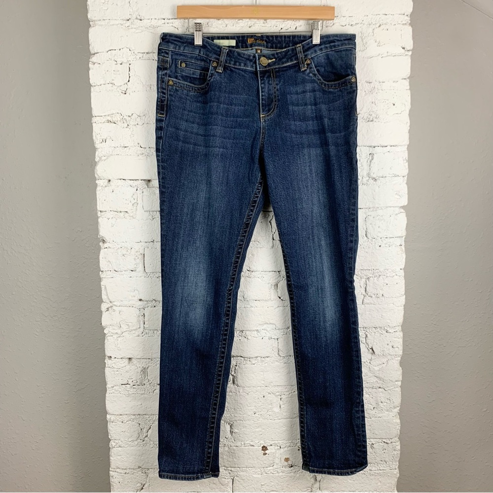 Kut from the Kloth Women's Skinny Jeans - Dark Blue - Picture 3 of 9